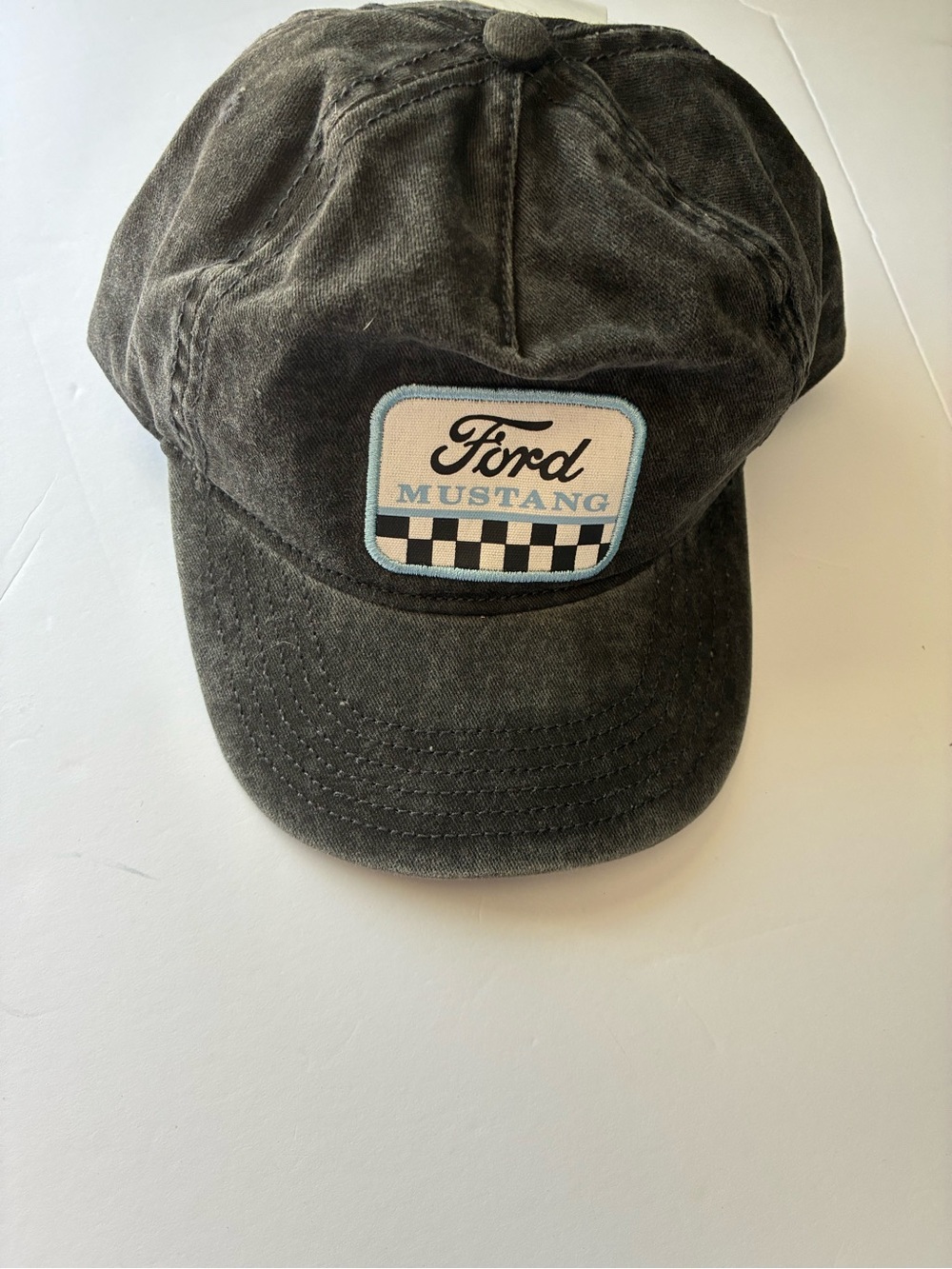 Ford Mustang Official Licensed Trucker Hat – Faded Black, Brand New with Tags